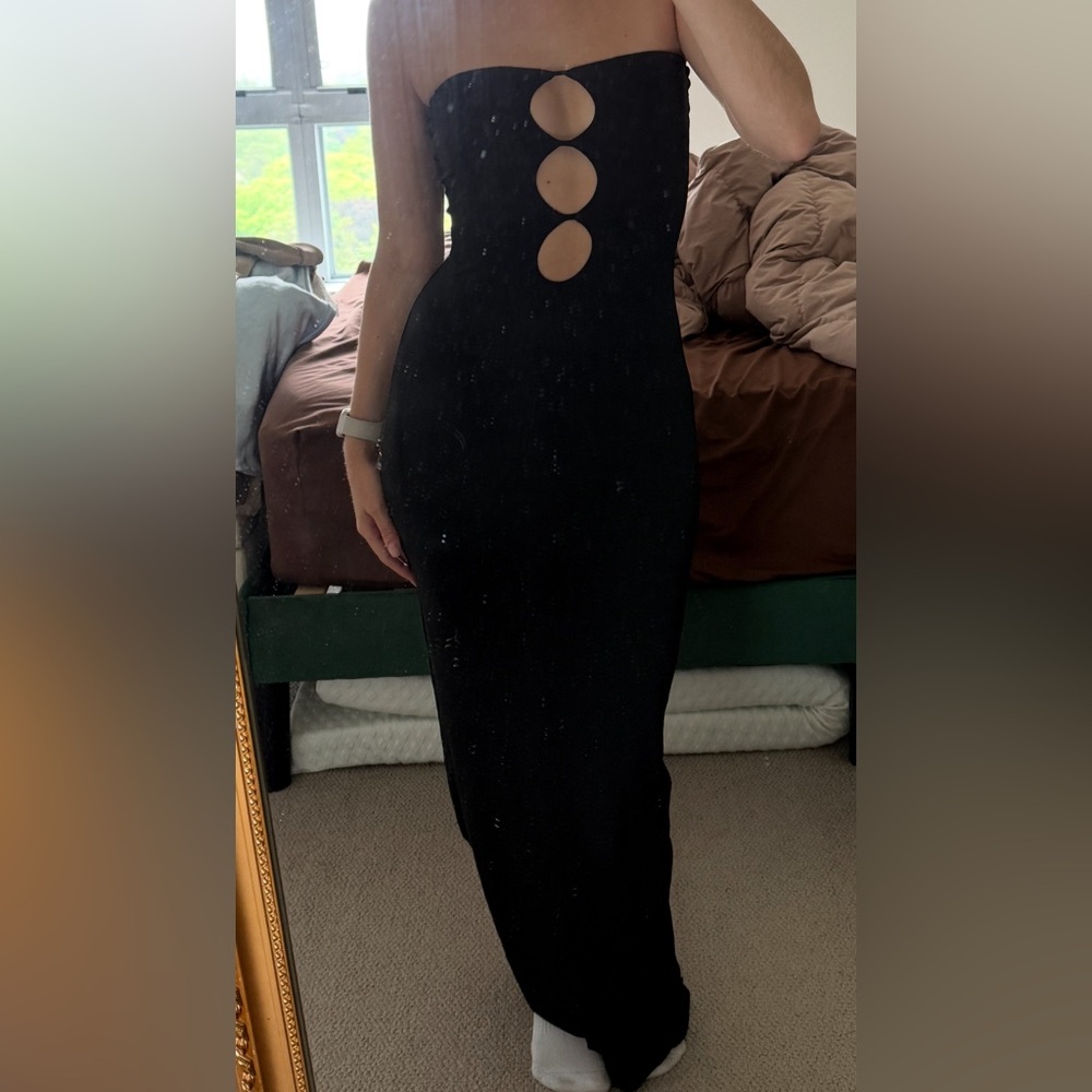 Peppermayo Black Maxi Dress